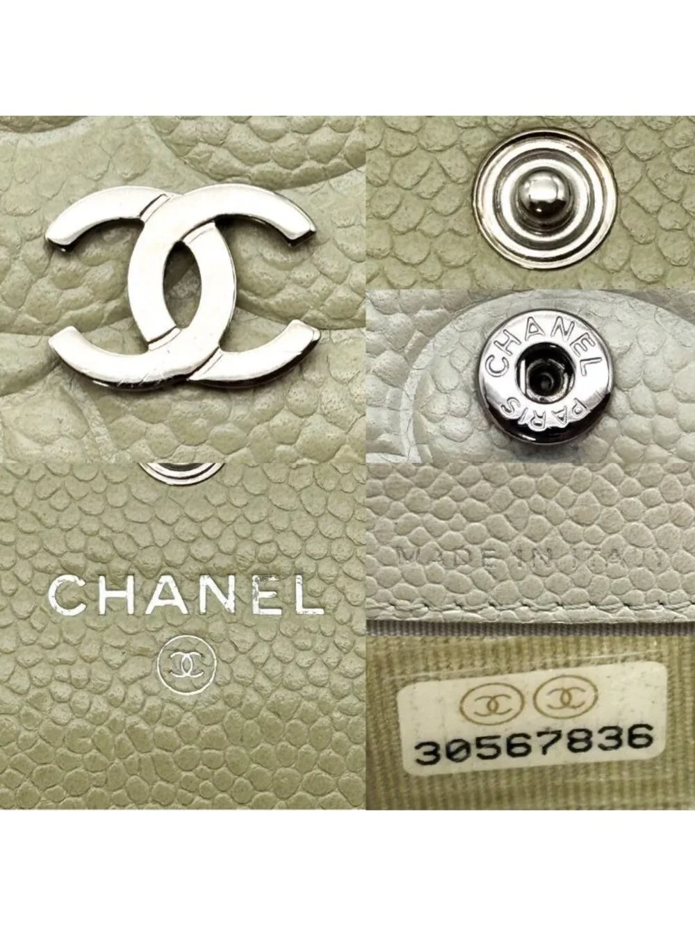 Chanel Wallet Camellia Embossed Flap SG